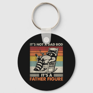 Not A Dad BOD A Father Figure for Men Fathers Day Key Ring