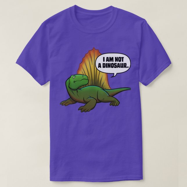 Not a Dinosaur Dimetrodon T-Shirt (Design Front)