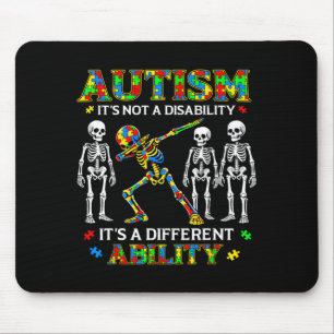 Not A Disability Different Ability for Kids Autism Mouse Pad