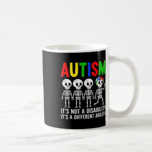 Not A Disability It's A Different Ability Autism S Coffee Mug