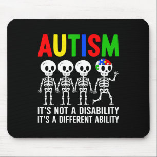 Not A Disability It's A Different Ability Autism S Mouse Pad