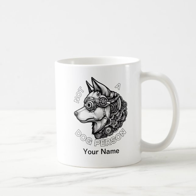 Not a Dog person Coffee Mug (Right)