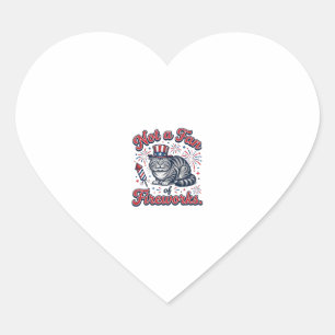 Not a Fan of Fireworks Scared Cat Shirt (2)_1 Heart Sticker