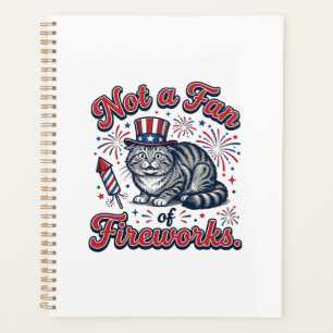 Not a Fan of Fireworks Scared Cat Shirt (2)_1 Planner