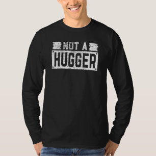 Not a Hugger Introvert Cactus Funny Vintage T-Shirt