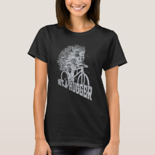 Not a Hugger Porcupine Cyclist Cycling T-Shirt