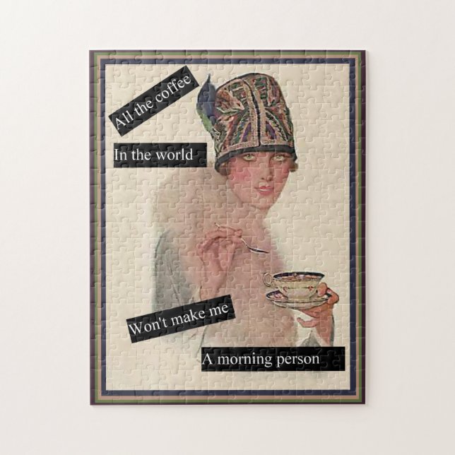 Not A Morning Person  Jigsaw Puzzle (Vertical)