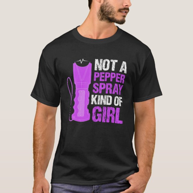 Not a Pepper Spray Kind of Girl for American Patri T-Shirt (Front)