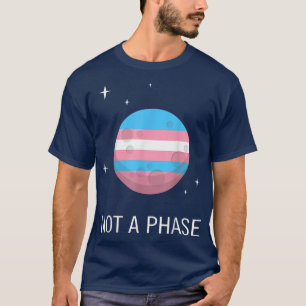 Not a Phase Moon Biseual Flag Clothes Funny Proud T-Shirt