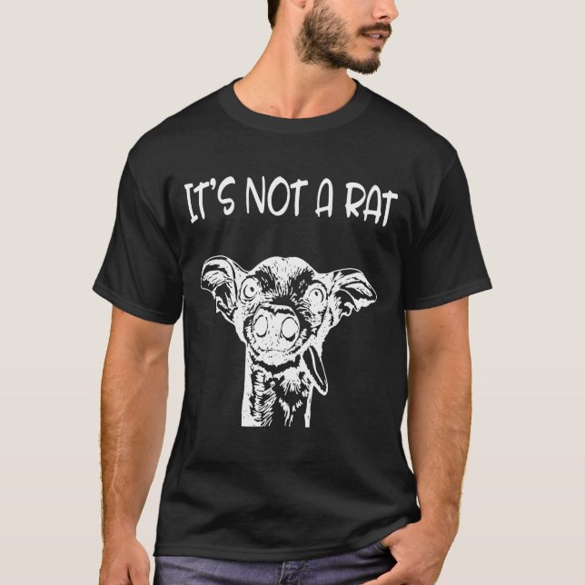 Not A Rat-Funny Chichuachua -Chihuahua Lovers T-Shirt (Front)