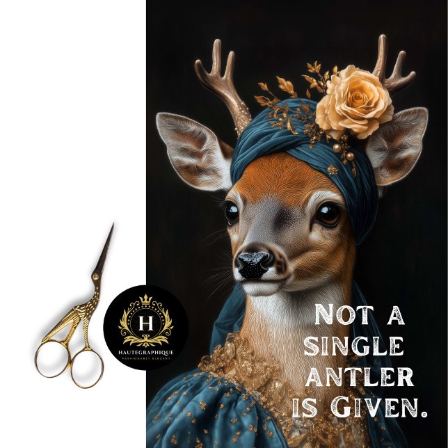 Not a single antler is given Sassy Deer Decoupage Tissue Paper (Creator Uploaded)