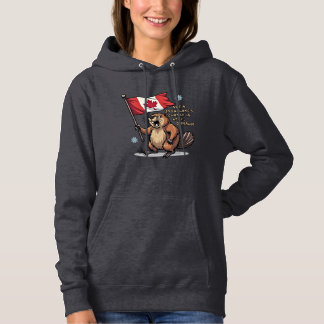 Not a Snowflakes Chance, Beaver, Canadian Flag,    Hoodie