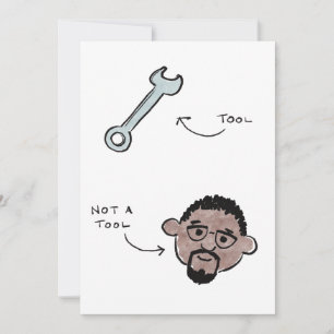 Not a tool father's day - wrench - Anthony Holiday Card