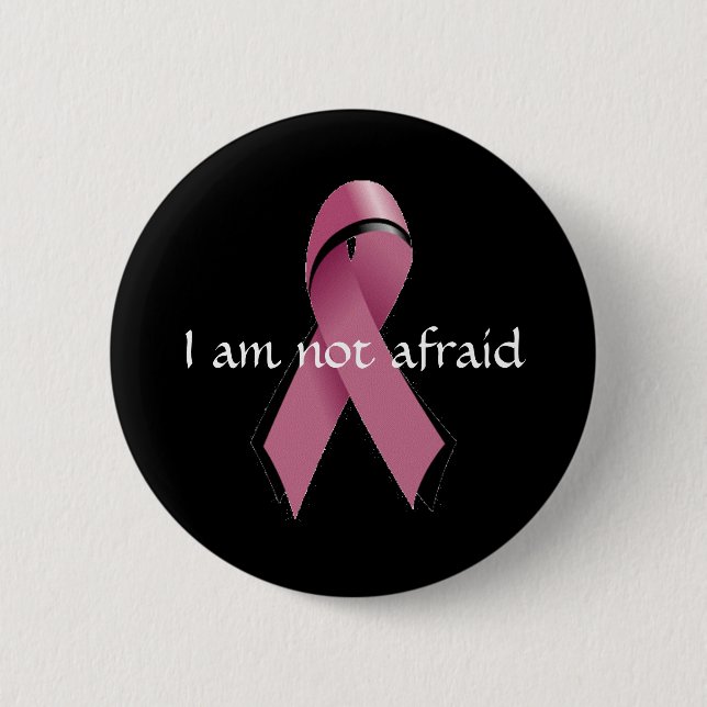 Not Afraid Blk Button (Front)