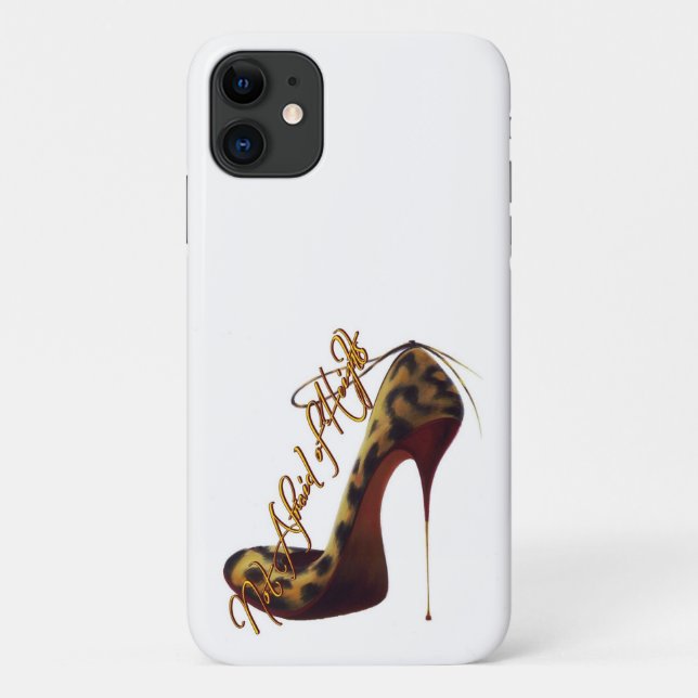 "Not Afraid of Heights" Tres Chic High Heel Design Case-Mate iPhone Case (Back)