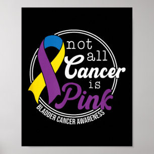 Not All Cancer Is Pink, Bladder Cancer Awareness Poster