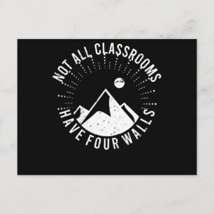 Not All Classrooms Have Four Walls School Nature Postcard