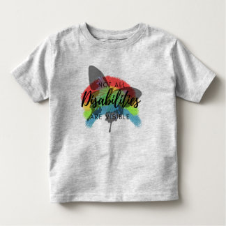 Not all disabilities are visible butterfly T-Shirt