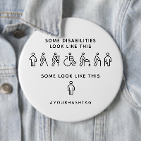 Not All Disabilities Are Visible Custom Hashtag