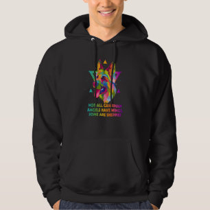 Not All Guardian Angels Have Wings German Shepherd Hoodie