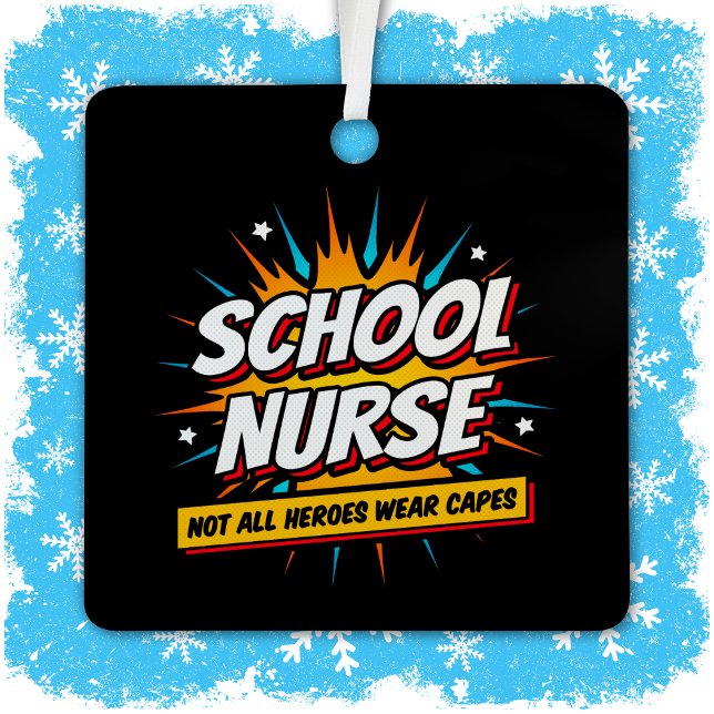 Not All Heroes Wear Capes Nurse Appreciation Metal Tree Decoration (Creator Uploaded)