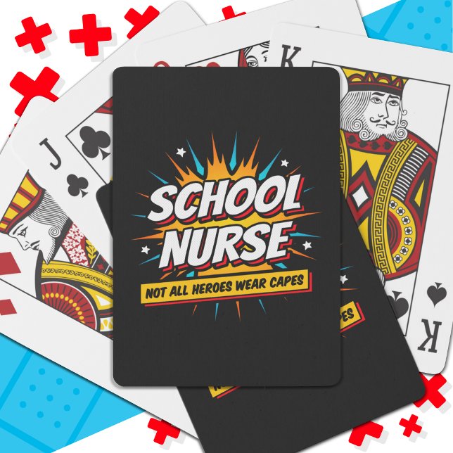 Not All Heroes Wear Capes Nurse Appreciation Playing Cards (Creator Uploaded)