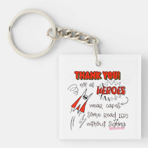 Not All Heroes wear capes SEN teacher special need Key Ring