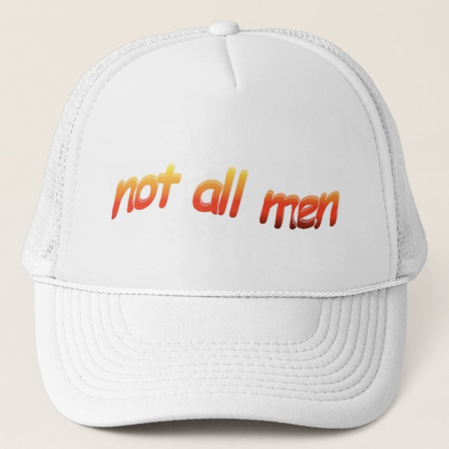 not all men stylish head covering yes trucker hat (Front)