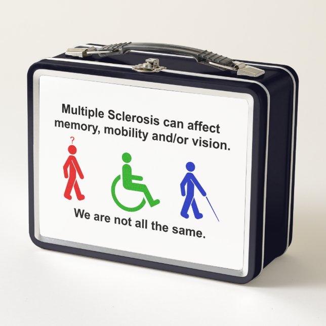 NOT ALL THE SAME METAL LUNCH BOX (Front)