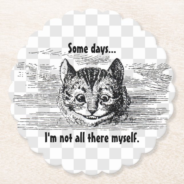 Not All There Paper Coaster (Front)