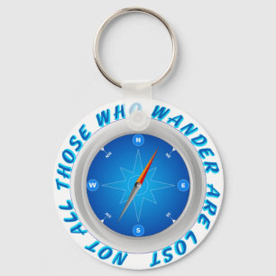 Not all those who wander key ring