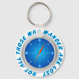 Not all those who wander key ring