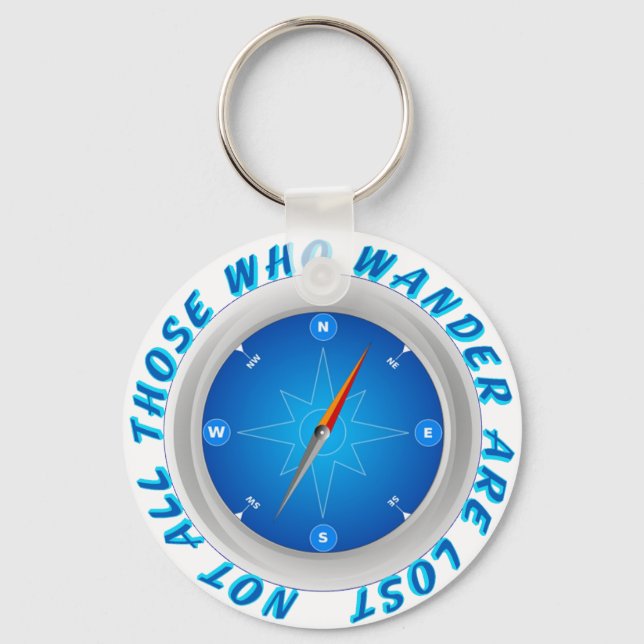 Not all those who wander key ring (Front)