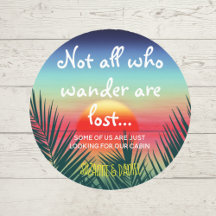 Not all who wander are lost - cruise door 