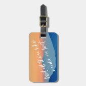 Not All Who Wander are Lost Travel Luggage Luggage Tag (Front Vertical)