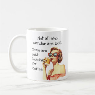 Not all who Wander Coffee Lover Retro Mug