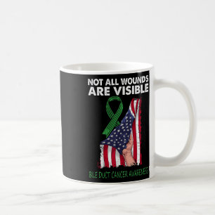 Not All Wounds Are Visible Bile Duct Cancer Awaren Coffee Mug