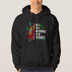 Not All Wounds are Visible Mental Health Awareness Hoodie