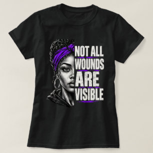 Not All Wounds Are Visible Shirt, Mental Health Aw T-Shirt