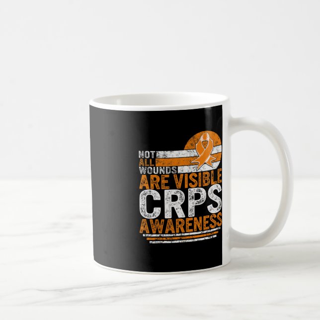 Not All Wounds Visible Complex Regional Pain Syndr Coffee Mug (Right)