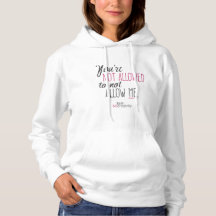"Not Allowed" Premium Fleece Hoodie (+lite
