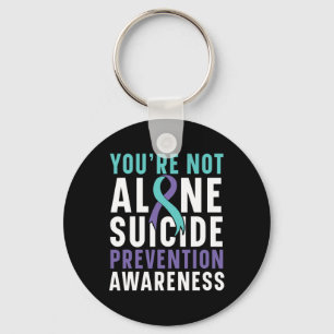 Not Alone Depression Suicide Prevention Awareness Key Ring