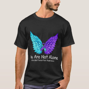 Not Alone Prevention Awareness Teal Purple 1 T-Shirt