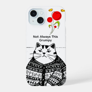 Not Always Grumpy Cat Phone Case