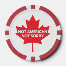 Not American, Not Sorry Poker Chips