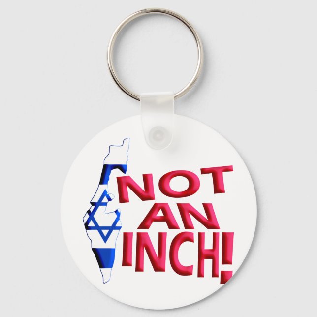 Not an Inch Key Ring (Front)