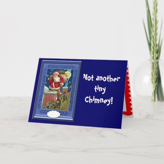 Not another tiny chimney holiday card (Front)