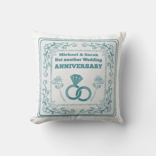 Not another wedding anniversary cushion (Front)