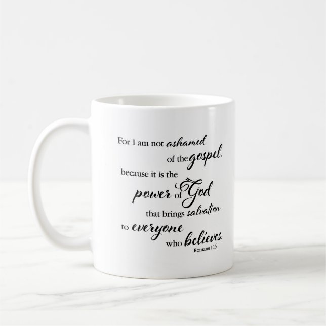 Not ashamed coffee mug (Left)
