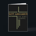 Not Ashamed Of The Gospel Tank Top  Card<br><div class="desc">Not Ashamed Of The Gospel Tank Top</div>